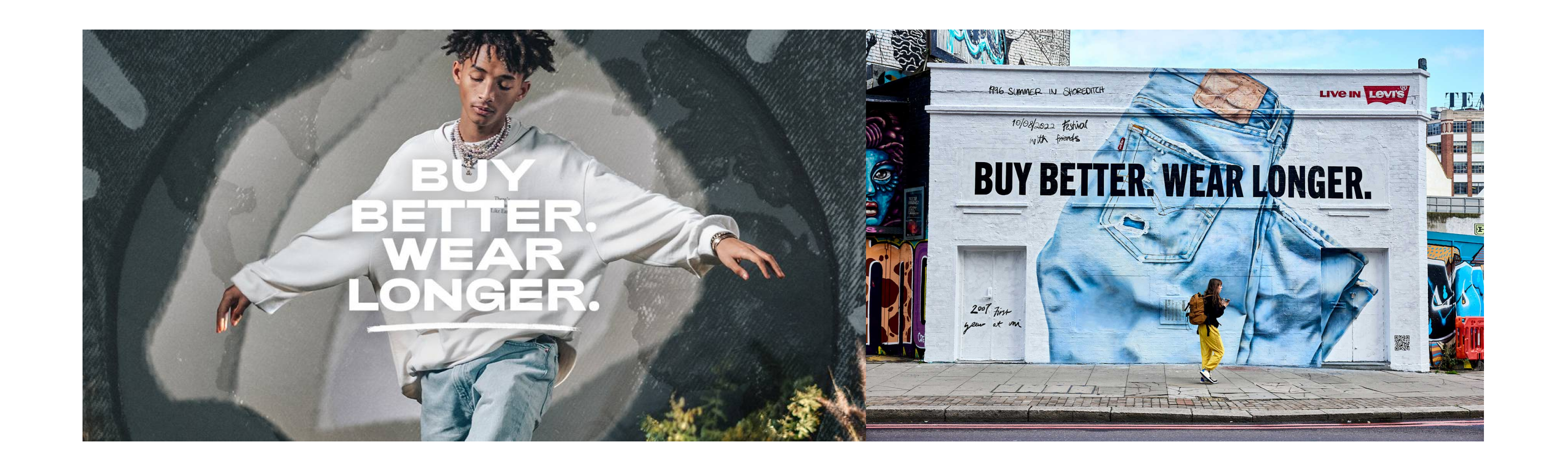 Levi's sustainability-themed ad campaign 