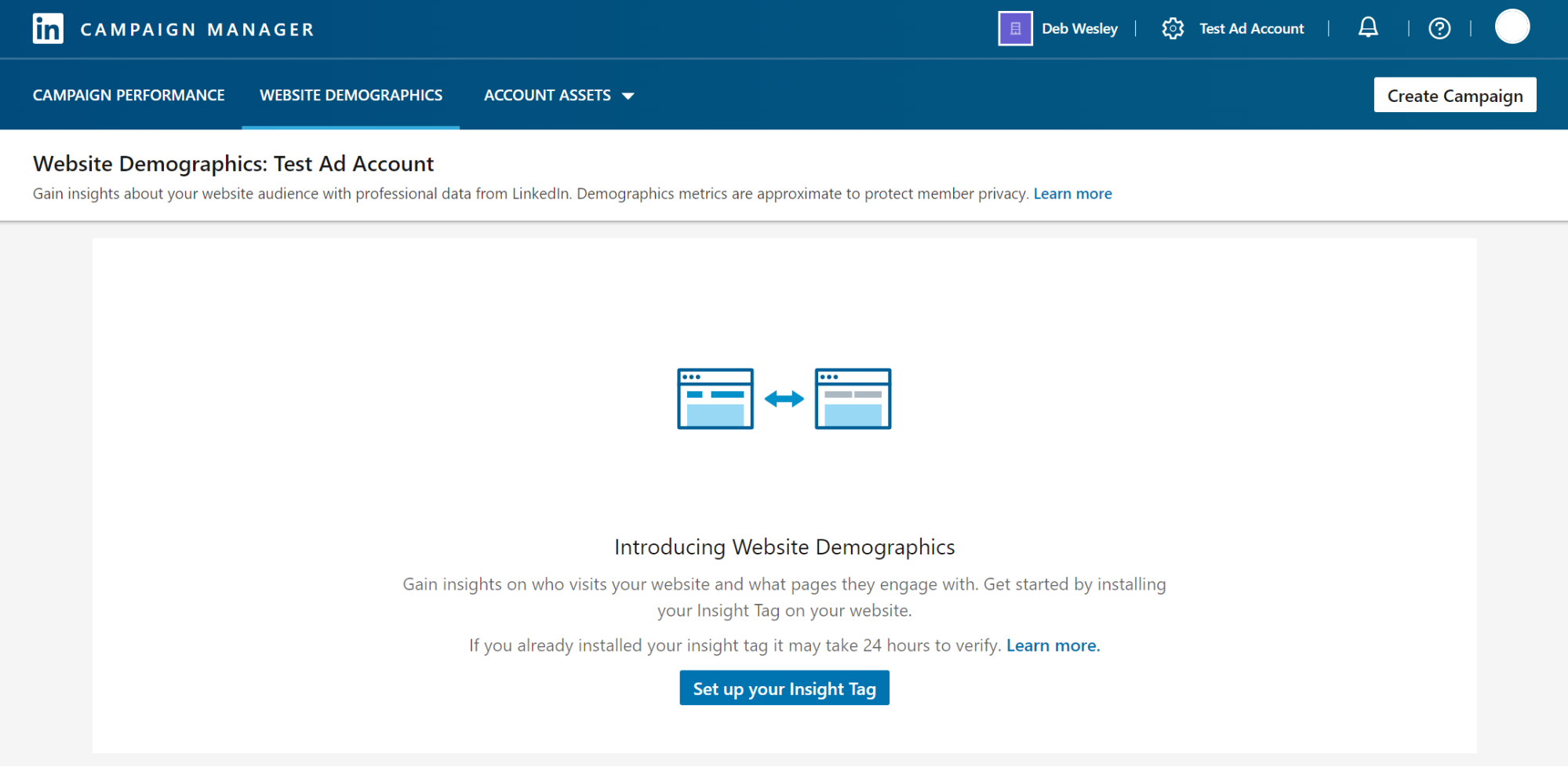 website demographics