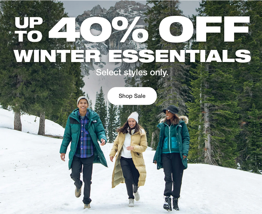 The North Face's winter offer