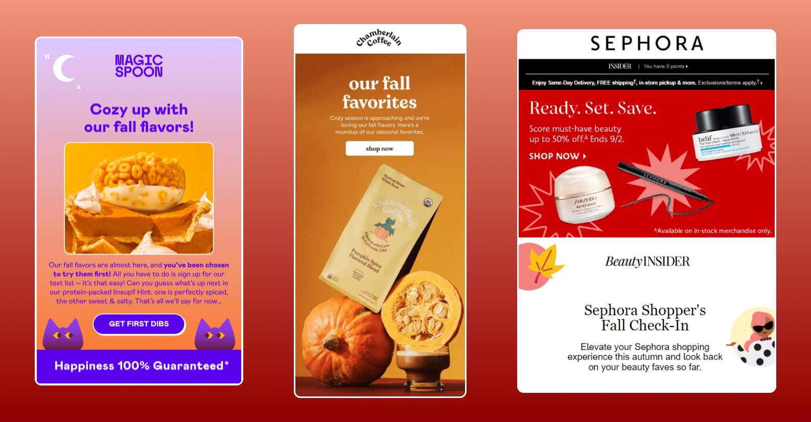 Fall email marketing campaigns 