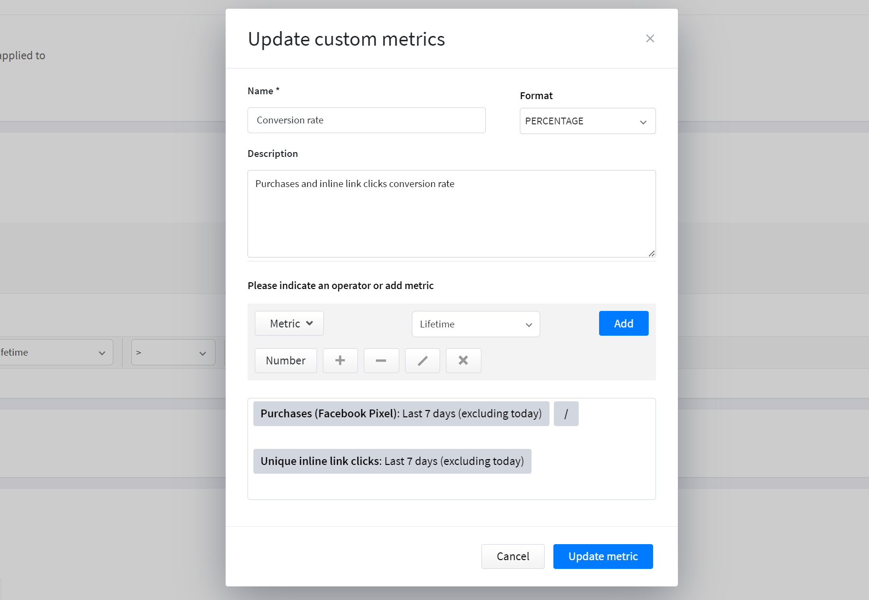 key performance metrics