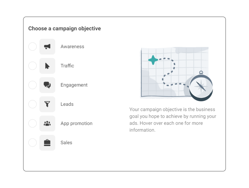 New campaign objectives on Facebook (Meta) 