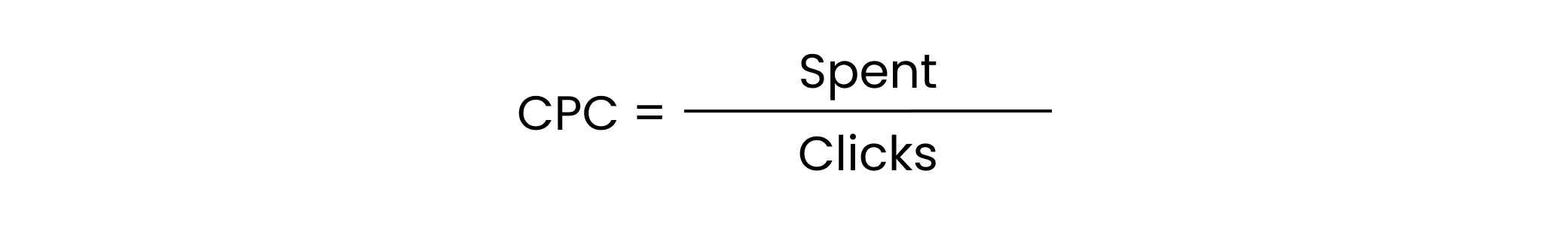 A formula for calculating Facebook ads CPC