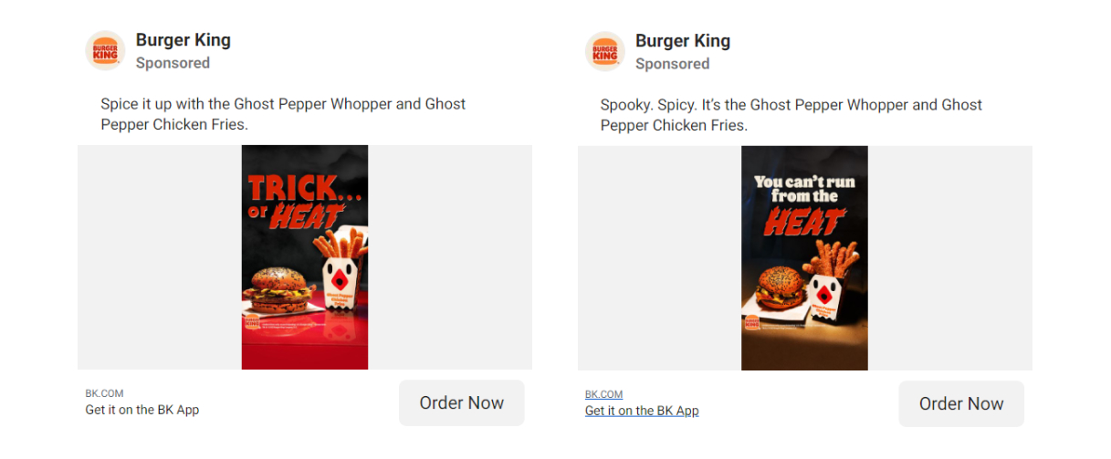 Burger King's Halloween ads