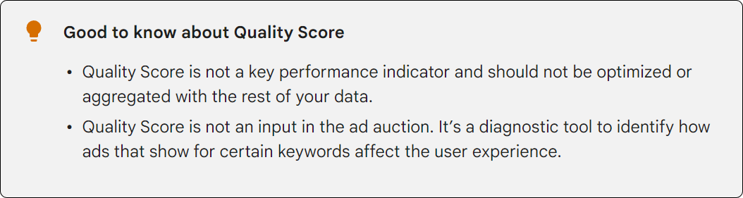 Things to know about Google ads’ Quality Score