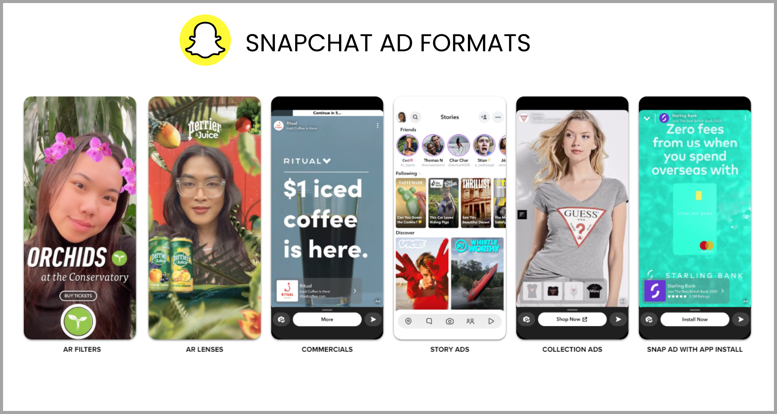 Snapchat ad formats